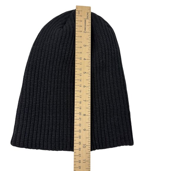 O’Neill Unisex Thick Ribbed Knit Beanie Black One Size - Picture 7 of 7